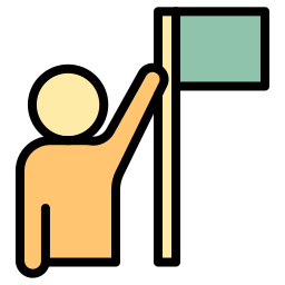 Flag pole icon