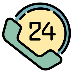 24 hour service icon