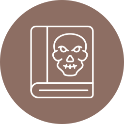 Halloween book icon