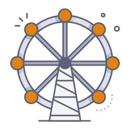 ruota panoramica icona