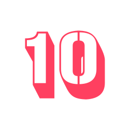 numero 10 icona