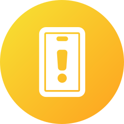 Warning sign icon