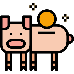 Piggy bank icon