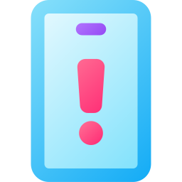 Warning sign icon