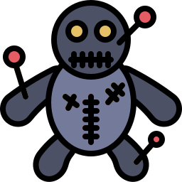 Voodoo doll icon