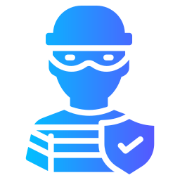 Theft insurance icon