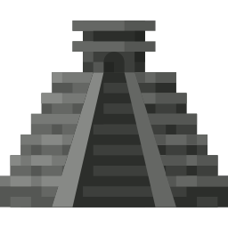 aztekische pyramide icon