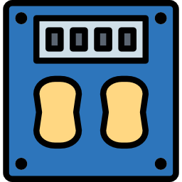 Weight scale icon