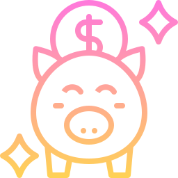 Piggy bank icon