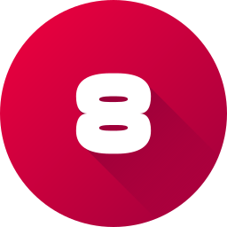 Number eight icon