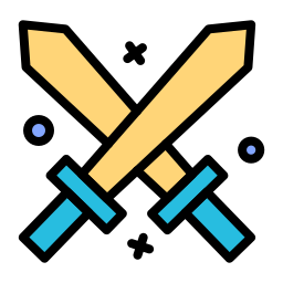 Sword fight icon