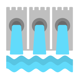 barrage Icône