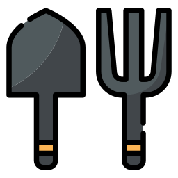 Gardening tools icon