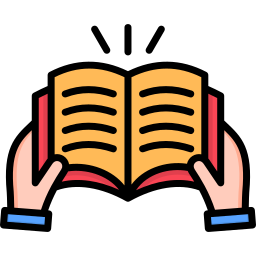 Reading book icon