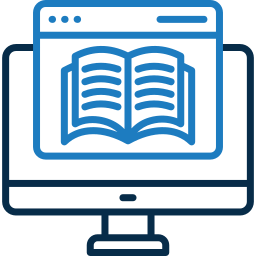 Digital book icon