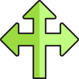 Three arrows icon