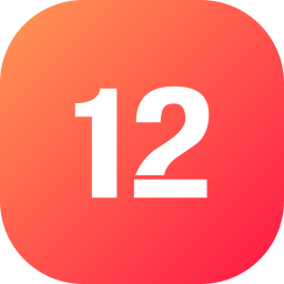 numéro 12 Icône