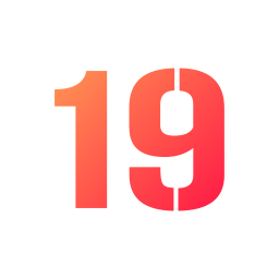 Number 19 icon