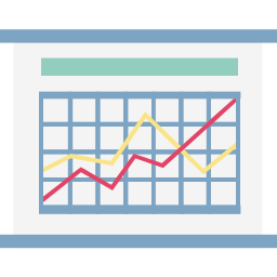 Graph chart icon