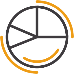 diagramme circulaire Icône