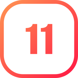 numéro 11 Icône