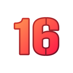 Number 16 icon