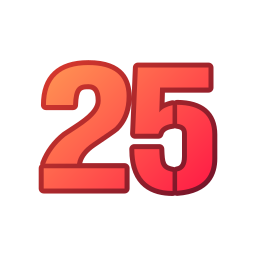 número 25 Ícone