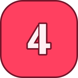 Number 4 icon