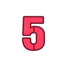 número 5 Ícone