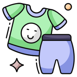 Baby dress icon