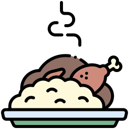 Chicken rice icon