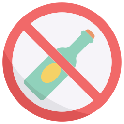 No alcohol icon