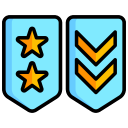 militärischer rang icon