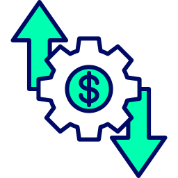 gestão financeira Ícone