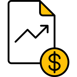 Financial report icon