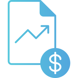 Financial report icon