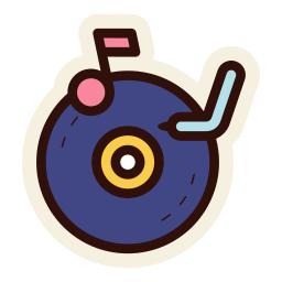 Vinyl record icon