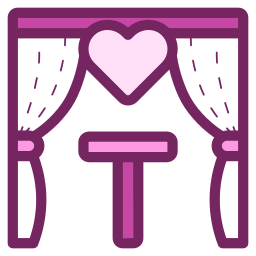 Wedding arch icon