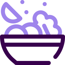 Salad bowl icon