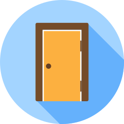 Close doors icon