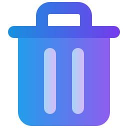 Trash can icon