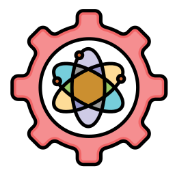 Quantum computer icon