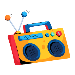 radio naklejka