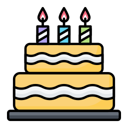 Birthday cake icon