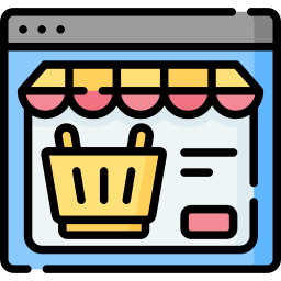 Online shop icon