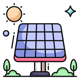 Solar panel icon