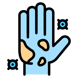 Dirty hands icon