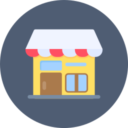 Laundry shop icon