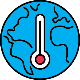 das alterações climáticas Ícone