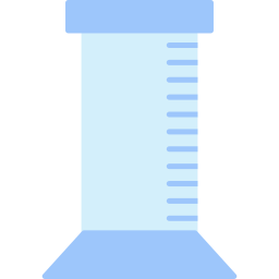 Graduated cylinder icon